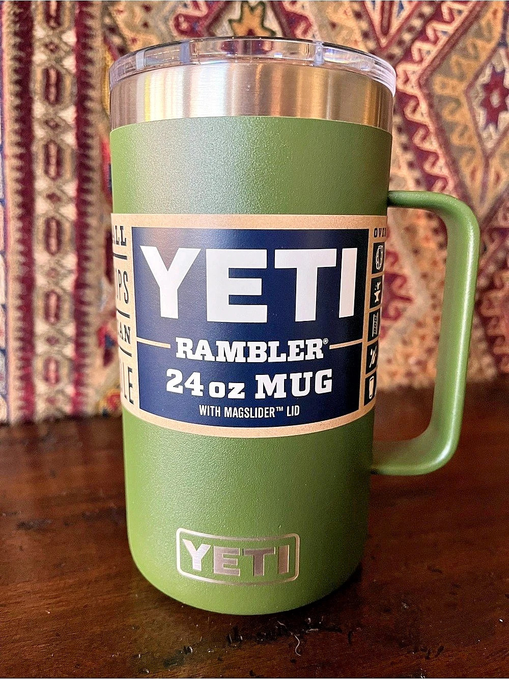 YETI Rambler 24 oz Mug in Highlands Olive (Retired Color) NWT